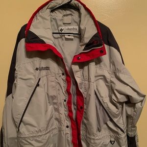 Mens Columbia Sportswear Coat (with red & black details)